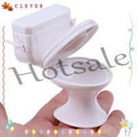 【hot sale】 ♤☑► B32 CLEVER Vintage White Closestool Model Toys Doll Accessories Miniature Toilet Playing House Bathroom Ornament Mini Home Decoration Craft Dollhouse Furniture