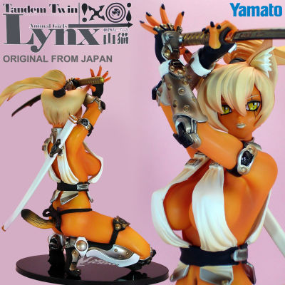 Figure ฟิกเกอร์ งานแท้ 100% Yamato จากการ์ตูนเรื่อง Tandem Twin Animal Girls Lynx Ougyoku Nechan Yamaneko สกุลลิงซ์ โอโยคุ 1/6 เสือ แมว สัตว์สาว นินจาสาว Ver Original from Japan Anime อนิเมะ การ์ตูน มังงะ คอลเลกชัน ของขวัญ New Collection ตุ๊กตา โมเดล