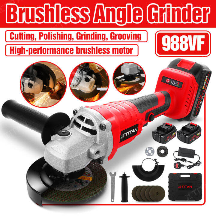 Angle Grinder Pengisar Sudut XTITAN High Power Electric Angle Grinder