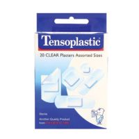 Tensoplastic เทนโซพลาสติค พลาสเตอร์ ปิดแผล ชนิดพลาสติกใส 5 ขนาด จำนวน 1 กล่อง บรรจุ 20 ชิ้น 04904