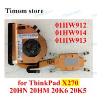 ❀♀✧ for ThinkPad X270 20HN 20HM 20K6 20K5 100 Original New Thermal Module CPU Cooling Fan Heatsink Assembly 01HW912 01HW914 01HW913