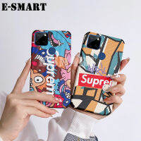 สำหรับ Realme C21 C25Y C21Y กรณี SUP Design Softcase แฟชั่น Sheepskin ที่ครอบสีดำแฟชั่น SUP ป้องกันสำหรับ Realme C21Y C25Y C21 ฝาครอบ