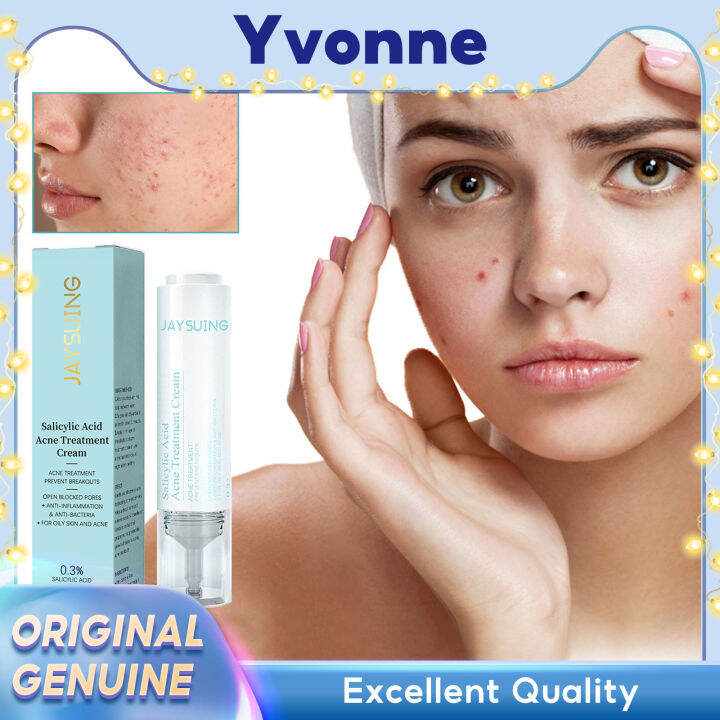 JAYSUING Salicylic Acid Acne Cream Acne Treatment Cream Salicylic Acid