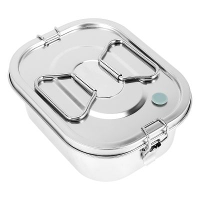 Stainless Steel Lunch Box Metal Bento Box Snack Food Container Outdoor Storage Box Lunch Box for Kids