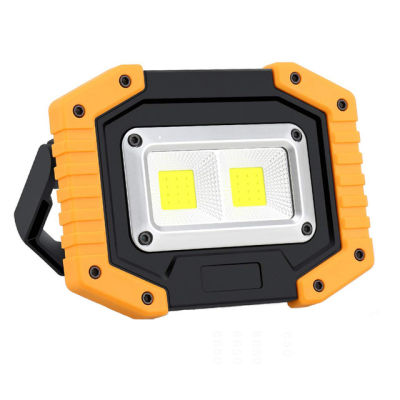 50W LED Flood Light Spotlight Outdoor LED Projector Reflector Construction Lamp Bouwlamp Rechargeable 18650 Batteries