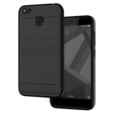 Case For Redmi 4x Case Xiaomi Redmi 4x Case Silicone TPU Bumper Shockproof Carbon Fiber Cover for Redmi 4x Cases Capa Coque