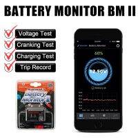 ZZOOI BM2 Battery Monitor Tester Blue-tooth 4.0 Voltmeter 12V Automotive  Voltage Load Start Charge Detector Car Charging Cranking