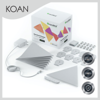 Nanoleaf ชุดไฟตกแต่งอัจฉริยะ Shapes Triangles Smarter Kit [9 Panels]