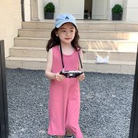 Girls Dress 2023 Summer New Fashionable Sleeveless Dress Girls Korean Style Long Comfortable Casual Simple Girls Sundress  by Hs2023