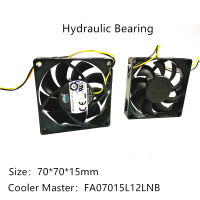 Q Original Cooler Master DC12V 0.25A 7015 70*70*15มม. 70มม. พัดลมระบายความร้อน FA07015L12LNB AMD CPU พัดลมระบายความร้อน2PIN