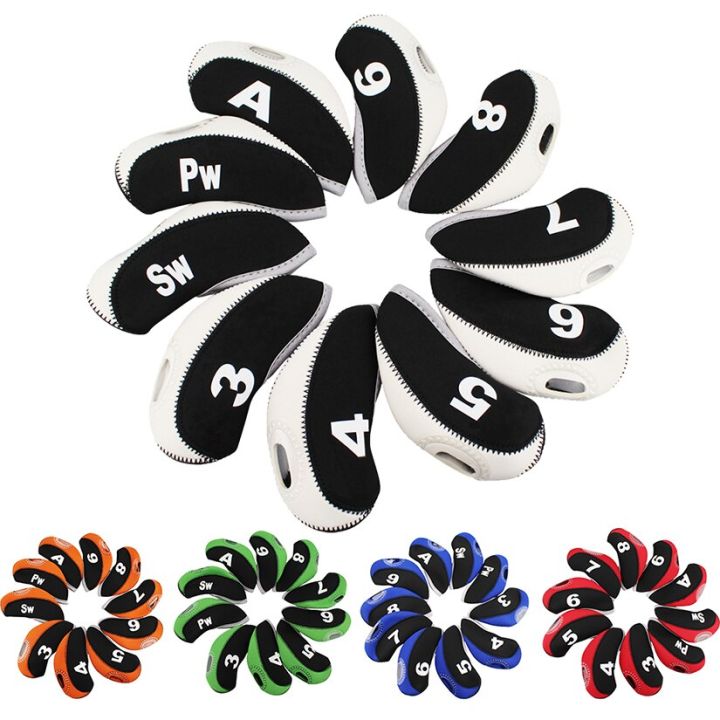 10pcs-golf-iron-head-covers-neoprene-transparent-window-golf-club-iron-head-protector-golf-accessories-a-pw-sw-3-4-5-6-7-8-9