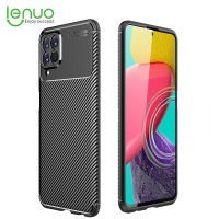 【Pre-order】 【Exclusive】 Lenuo สำหรับ G Alaxy M33 5กรัม/M32/M51กรณี-TPU คาร์บอนไฟเบอร์กันกระแทกป้องกันรอยขีดข่วนเคลือบโทรศัพท์มือถือปกหลังโทรศัพท์กรณี