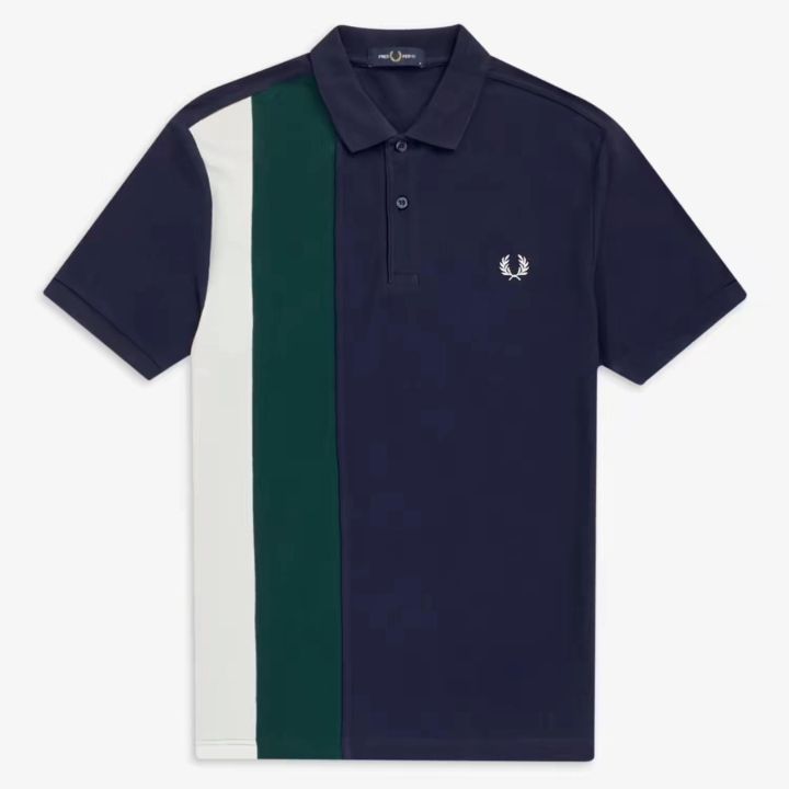 fred-perry-ชุดเดรสทางการสไตล์อังกฤษสำหรับผู้ชาย-ชุดเดรสแขนสั้นปลายสูงมีเสื้อโปโลผลิตจากโรงงานของแท้จากโรงงาน-fred-perry-หูข้าวสาลี-fp-ผ้าฝ้ายบริสุทธิ์