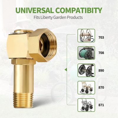 【hot】✗☽☊  Hose Reel Parts Fittings Practical Garden Joint Coupler Part Swivel Installation Accessories