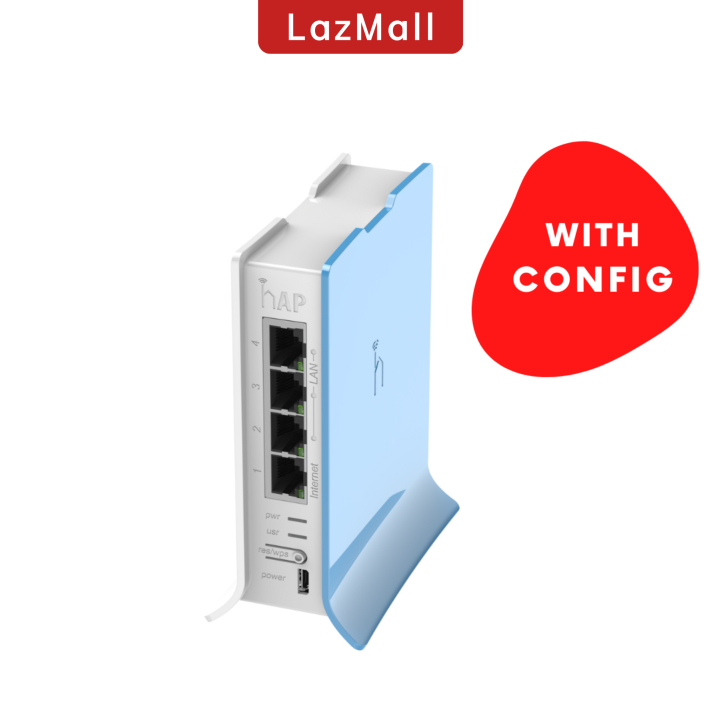 Mikrotik haplite with Config RB9412nDTC hAP Lite SOHO Router