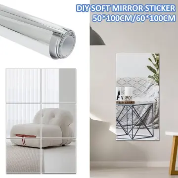 Flexible Mirror Sheets Self Adhesive Non Glass Mirror Tiles,diy