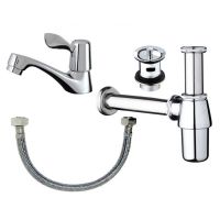 AjuShop-Karat  Faucet ชุดเซ็ทก๊อกเดี่ยวอ่างล้างหน้า รุ่น KFA-002-100