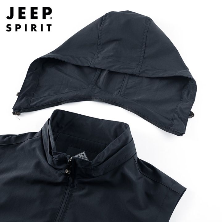 jeep-spirit-เสื้อกั๊กลําลอง-มีฮู้ด-ป้องกันริ้วรอย-ระบายอากาศ-ถอดออกได้-แฟชั่นสําหรับผู้ชาย-lwk