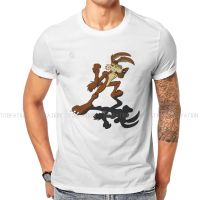 Ready To Fight Graphic Tshirt Wile E. Coyote And The Road Runner Style Streetwear Comfortable T Shirt Men Short Sleeve Gift 【Size S-4XL-5XL-6XL】