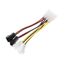 ❤❤ IDE Molex To 4X 3-Pin TX3 Case Cooling Fan Power Adapter Converter Cable