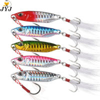 โลหะ Jig Fishing Lure10g 15g 20g 30g เหยื่อตกปลาเบส Tackle ปลาเทราท์ Jigging Lure Jigs เหยื่อน้ำเค็ม Trolling Hard Bait-anyengcaear