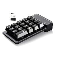 New Arrival 2.4G Wireless Numeric Keyboard Mechanical Feel 19 Keys Numpad Mini Keypad For PC Laptop Etc.