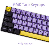 Taro PBT 130 Keys keycaps Cherry Profile DYE-SUB Personalized GMK Taro Keycaps For Mechanical KeyboardGame mechanical keyb