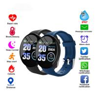 D18 Smart Watch FOR Men Women Blood Pressure Waterproof Smartwatch Heart Rate Monitor Fitness Tracker Watch Sport Wristband Q8Y4