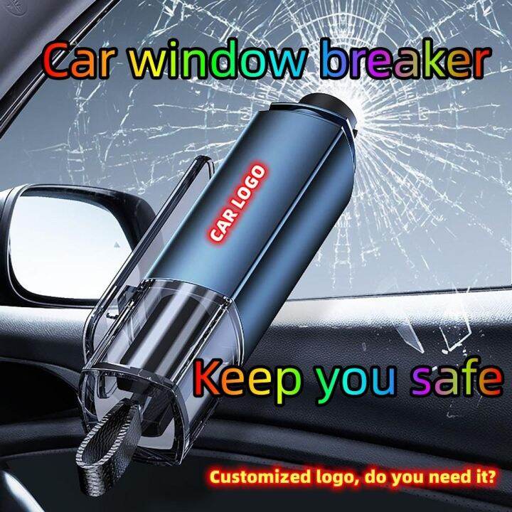 Car Window Breaker Portable Seatbelt Cutter Glass Breaking Tool Stick