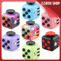 ZZJEDX SHOP แบบพกพา สร้างสรรค์ Magic Cube ออทิสติก ของเล่นต่อต้านความเครียด Fidget Cube ลูกเต๋าบีบอัด