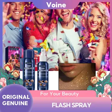 Glitter Spray For Halloween Party, Brighten Skin, Clothes And Add
