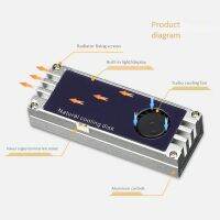 M2 SSD Heatsink Cooler Temperature OLED Digital Display M.2 2280 NVME SSD Solid State Hard Disk Radiator Heat