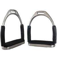 2 Pack Kids Adult Durable Saddles Stainless Steel for Horse Riders Wide Gauge Non- Equestrian