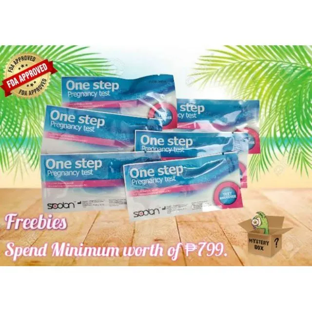 One step PREGNANCY TEST (By 5 pieces / by 10's pcs) Discreet Packaging