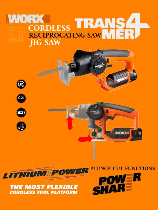 Cordless Reciprocating saw and jigsaw Lazada