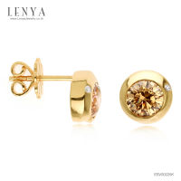 LenYa Jewelry ต่างหูพลอยแท้ ตัวเรือนเงินแท้ดีไซน์เรียบหรู ดูดี