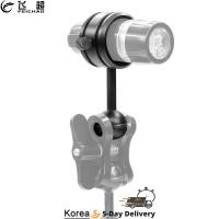 Aluminum Alloy 1 Inch Ball to YS Head Clip Mount Adapter Diving Light Fixed Joint For Underwater Diving Strobe Housing