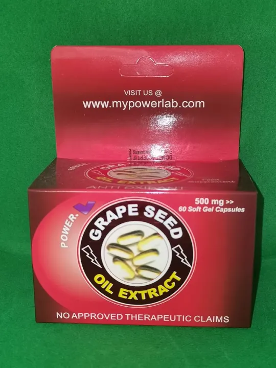 GRAPESEED OIL EXTRACT (60 SOFTGEL) Lazada PH