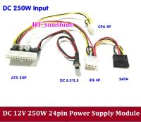 Dc 12V อินพุต250W 24PIN สวิตช์ Pico Atx Psu รถยนต์ Mini Itx แหล่งจ่ายไฟสูงโมดูล4pin Z1 Itx Cpu 4P Ide Molex Sata