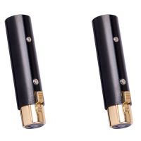 2X XLR 3 Pin Female to XLR 3 Pin Male Adaptor,Audio Interfaces,for Stereo Microphone Cable