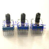 2PCS/LOT RK14 type vertical rotating potentiometer double B10K axial length 13 mm keyboard volume 7 feet