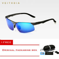 VEITHDIA Aluminum Magnesium Mens Polarized Sun glasses Night Vision Mirror Male Eyewear Sunglasses Goggle Oculos For Men 6502