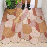 Household Door Mat Carpet Hot Sale Flower PVC Antifouling Doormats Bathroom Non-Slip Can Cut DIY Living Room Entrance Mat