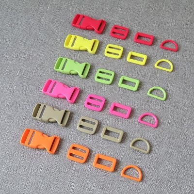 1Set/Lot 20mm 25mm Webbing Plastic Release Buckle Strap Belt Clasp For Bag Pet Dog Collar Necklace Paracord Sewing Accessory Cable Management