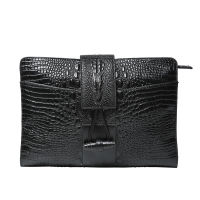 New Trend Men Leather Briefcases Small Bag Crocodile Grain Hand Bag Male Briefcase For 9.7" IPAD A4 File Maletin Mujer