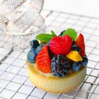 【hot】♝▩✔  60x20mm Round Perforated Tart 304 Tartlet Mold Make Fruit Egg