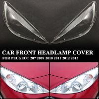 Car Front Headlight Cover, for 207 2009 2010 2011 2012 2013 Waterproof Headlight Shell Cover