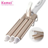 Kemei Professional Hair Curler Electric Curling Iron Wave Hair Styling Ceramic Straightener Barrel Perm Rollers Hairstyles Tools