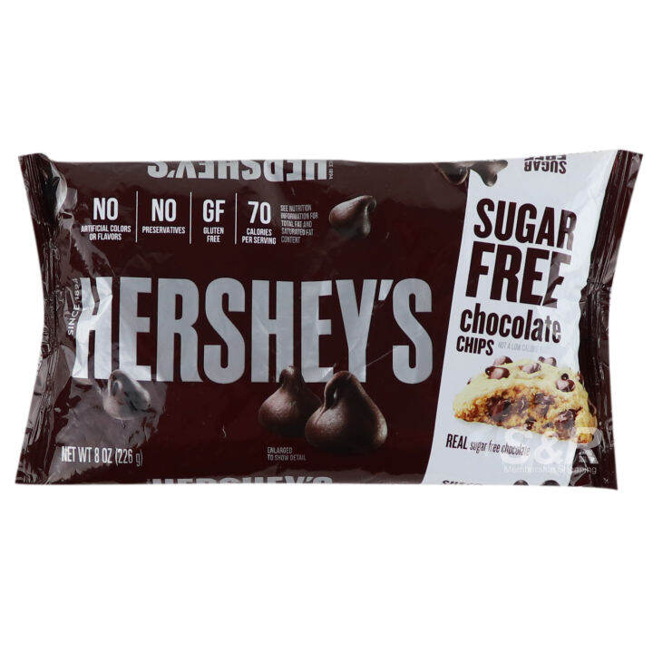 Hershey's Sugar Free Chocolate Chips 226g Lazada PH