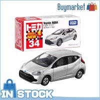 [ของแท้] Takara Tomy Tomica Die-Cast Car - 1/59 No.034 Toyota Aqua